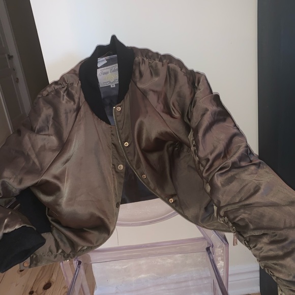 Kaki Bomber Jacket - Picture 4 of 4